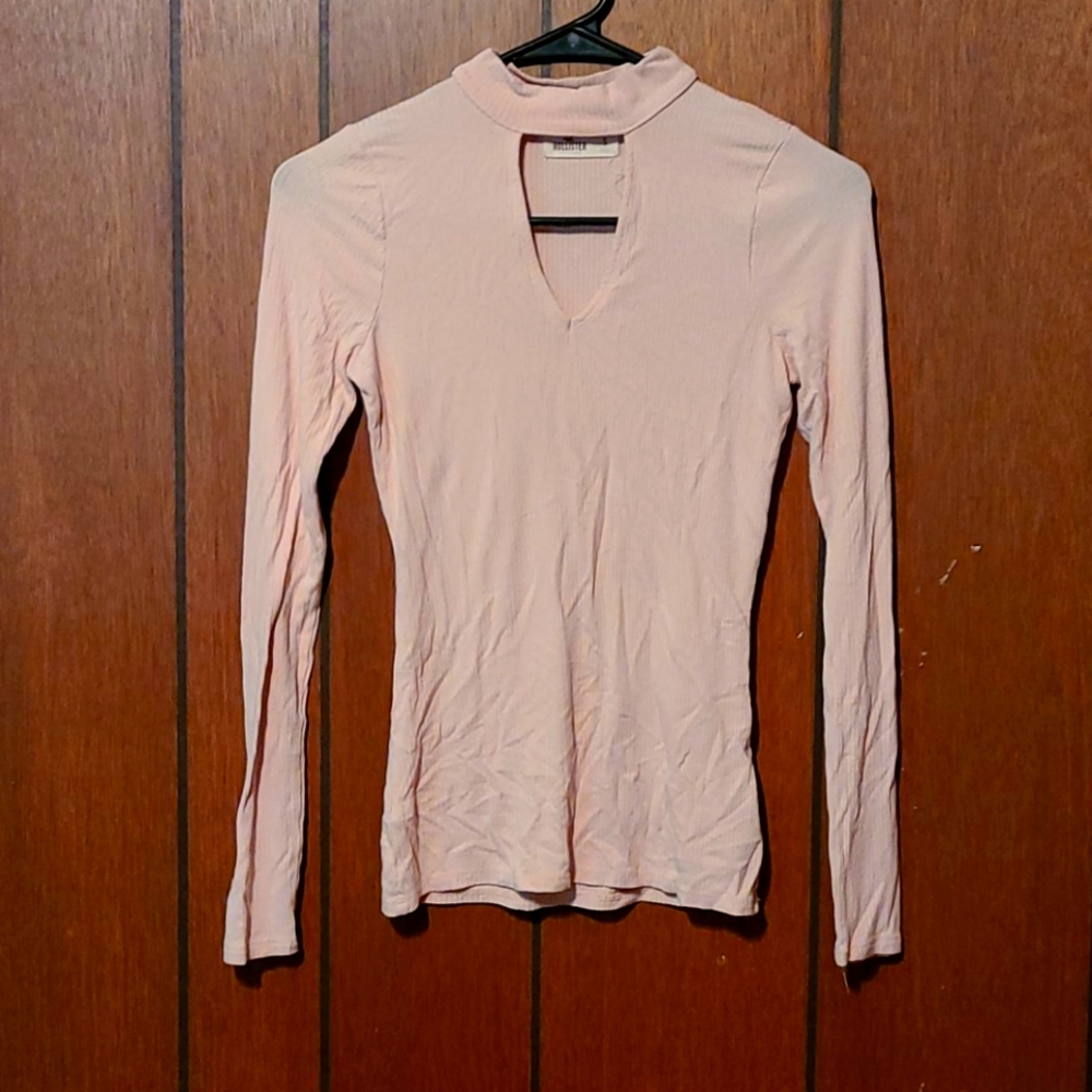 Hollister open neck long sleeve